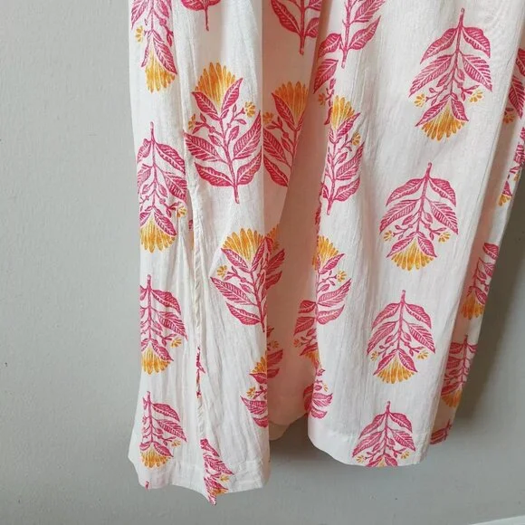 Old Navy Tie Shoulder Floral Sleeveless Maxi Swing Dress Medium Pockets Flowy - Picture 5 of 12